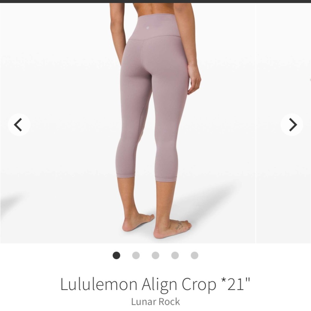 lululemon align crop 21